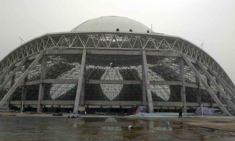 安阳温泉馆网架工程