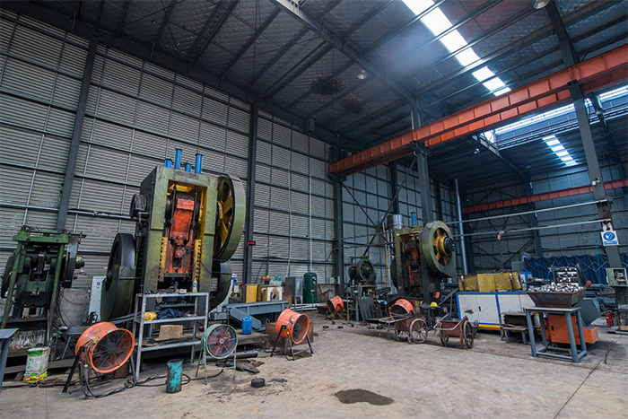 安阳网架配件-锥头加工车间